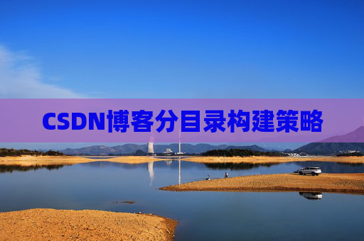 CSDN博客分目录构建策略